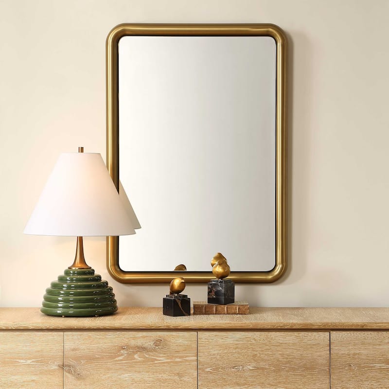 Uttermost Atkinson Modern Brass Mirror