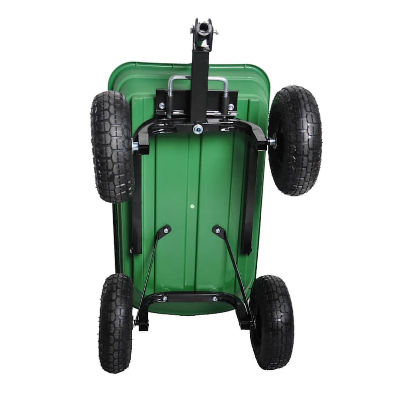 Steel Garden Cart with Wheels