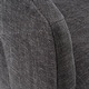 preview thumbnail 7 of 7, Modrest Angie Modern Dark Grey Fabric Accent Chair