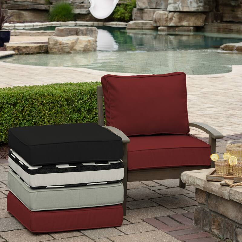 Arden Selections ProFoam Outdoor Plush Deep Seat Set