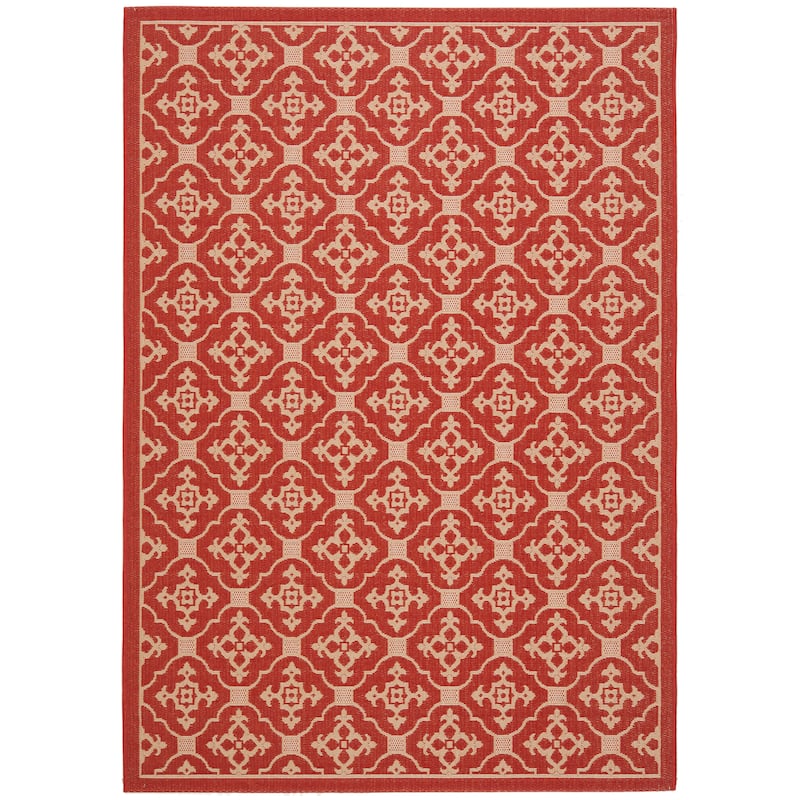 SAFAVIEH Courtyard Birgul Indoor/ Outdoor Waterproof Patio Backyard Rug