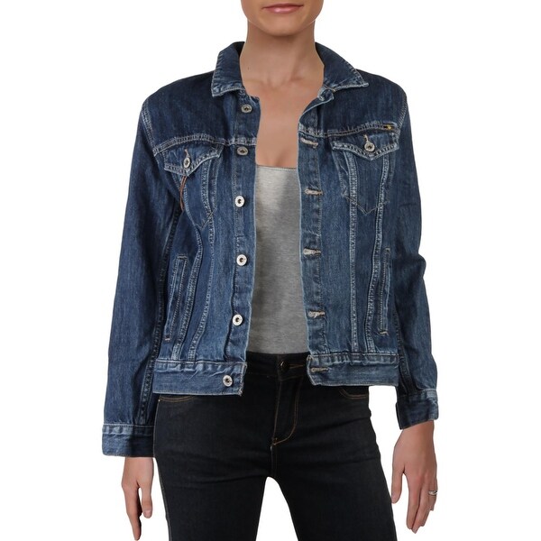 lucky brand black denim jacket