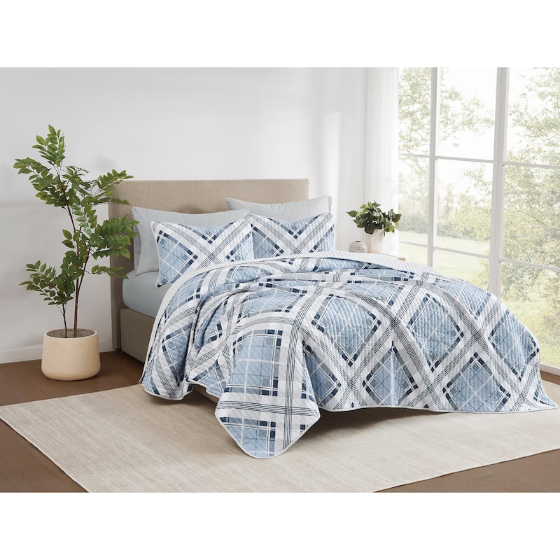 Truly Soft Lars Plaid 3 Piece Quilt Set