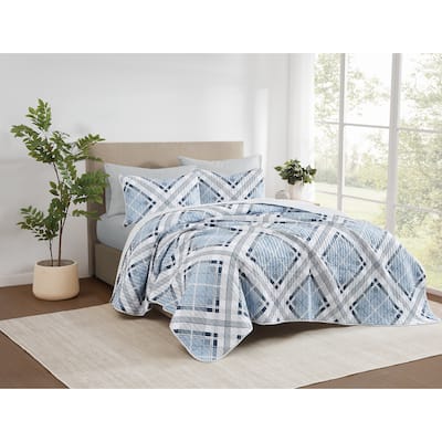 Truly Soft Lars Plaid 3 Piece Quilt Set