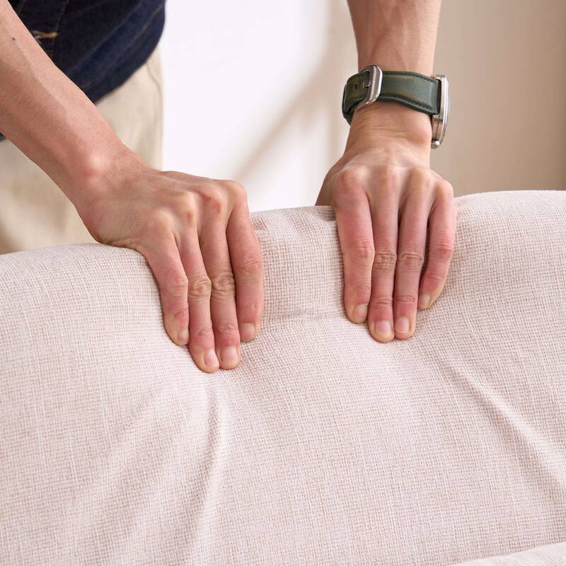 Modern Accent Chair with Lumbar Pillow, Relaxing Armchair with Solid Wood Frame & Soft Cushion - 25.2"W x 31.1"D x 29.5"H