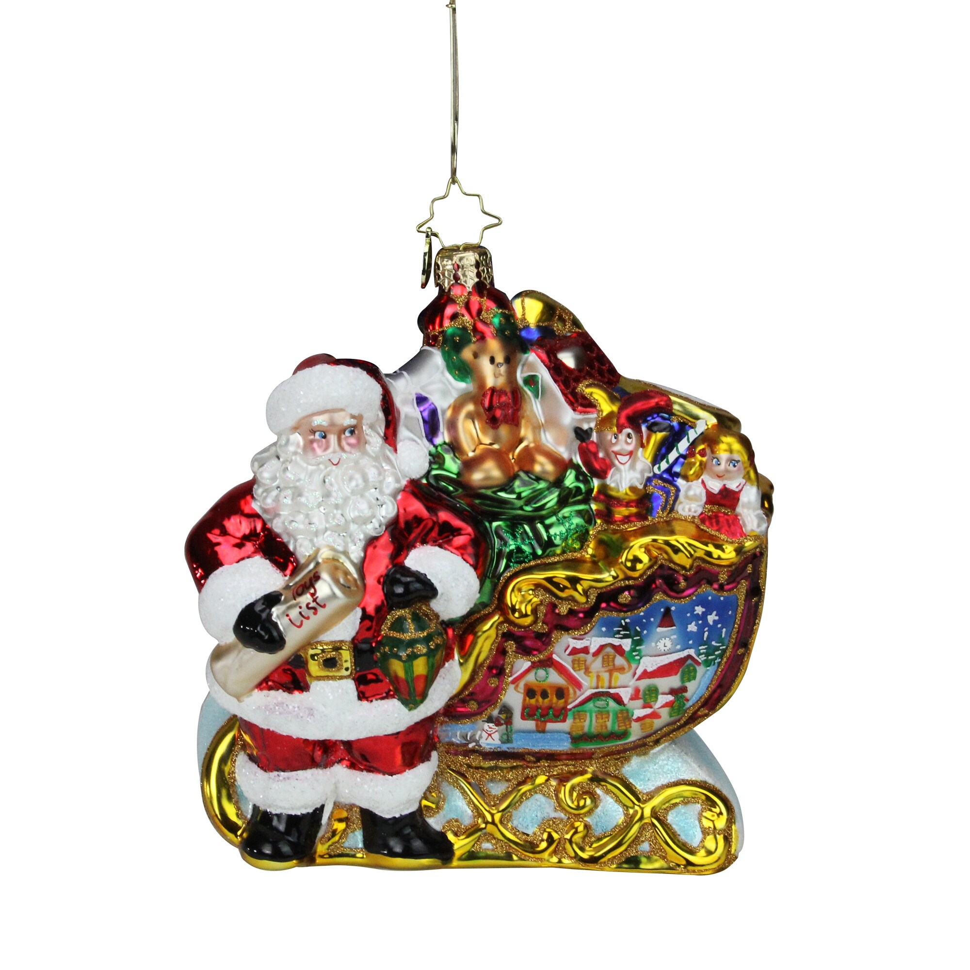 Shop 6 75 Christopher Radko Home Is Where The Sled Is Glass