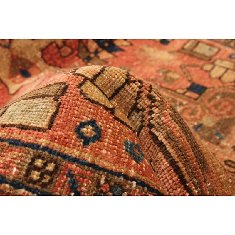ECARPETGALLERY Hand-knotted Antalya Vintage Dark Copper Wool Rug - 3' 6" x 14' 6"