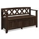 WYNDENHALL Halifax SOLID WOOD 48 inch Wide Transitional Entryway ...