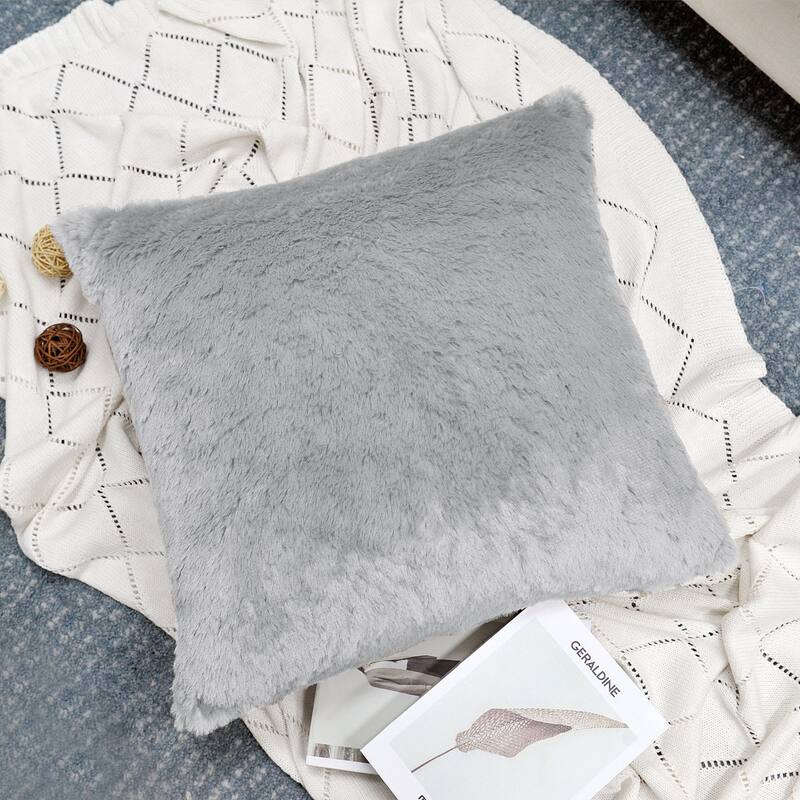 Fauxfur Pillow Shell Set 20'X20"