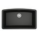 preview thumbnail 1 of 50, Karran Undermount Quartz Double Bowl Kitchen Sink Black