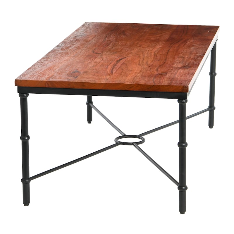 Wood and Metal Coffee Table