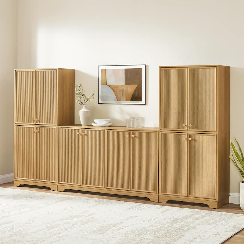 Crosley Naomi 3-Piece Sideboard And Pantry Set