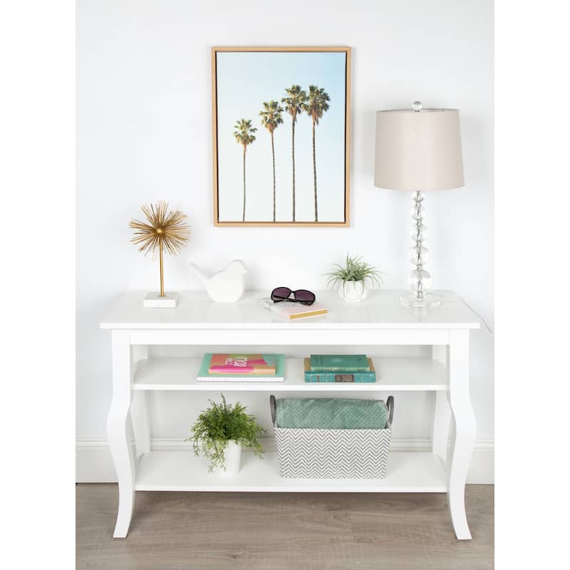 Kate and Laurel Sylvie Palm Trees Framed Canvas by Simon Te Tai