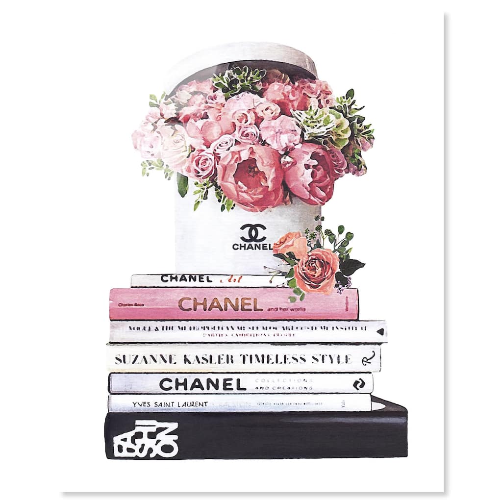 Doll Memories - Roses upon Books Acrylic by Art Remedy, Ready to Hang