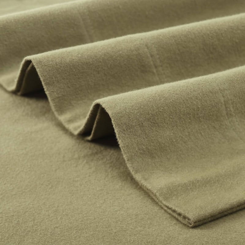 Superior Rome Brushed Flannel Cotton Deep Pocket Sheet Set