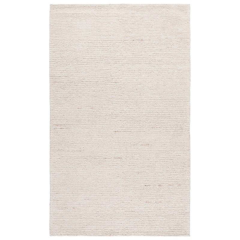 SAFAVIEH Handmade Natura Loukia Wool Rug - 6' Square - Ivory