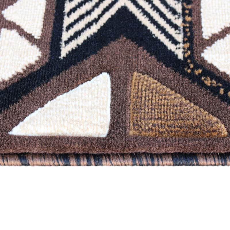 Traditional Southwestern Style Olefin Fiber Geometric Area Rug