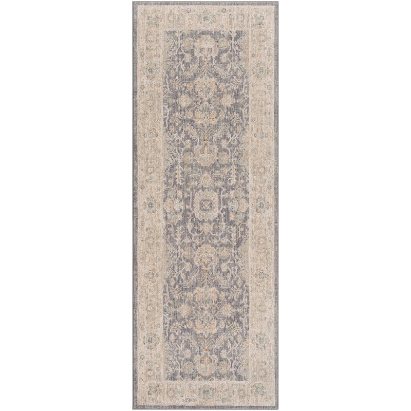 Artistic Weavers Krea Traditional Area Rug - 2'7" x 7'3" - Denim
