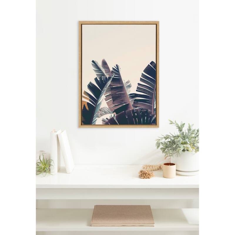 Kate and Laurel Sylvie Fahrenheit Framed Canvas by Alicia Bock
