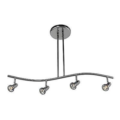 Access Lighting Cobra 4 Light 33" Wide LED Linear Chandelier