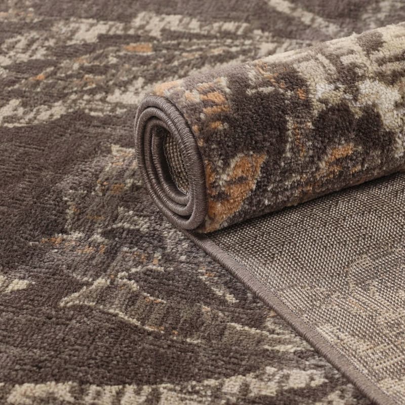 Superior Jacobean Modern Farmhouse Floral Indoor Runner or Area Rug