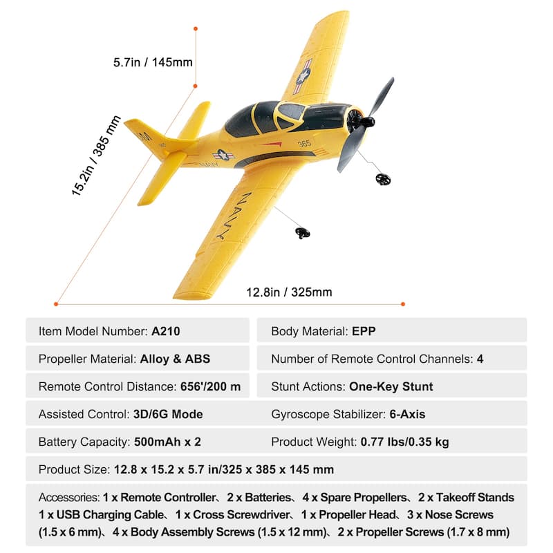 RC Plane Easy to Fly RC Glider for Adults Kids Beginners Boys