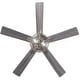 preview thumbnail 10 of 12, Layla River of Goods Satin Nickel 52 in. Ceiling Fan With 2 LED Lights - 52" x 52" x 13.75"/18.75"
