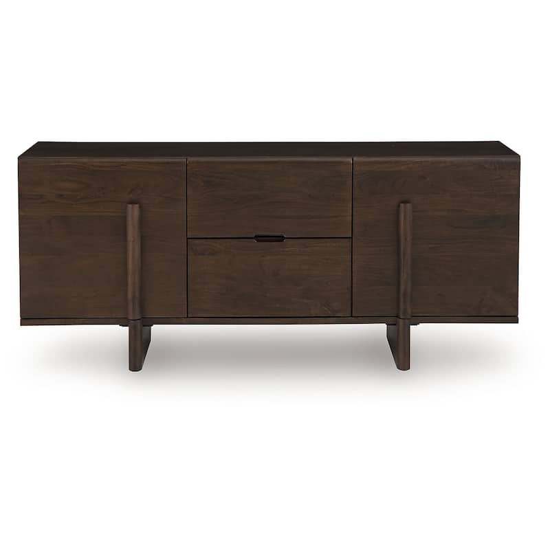 Signature Design by Ashley Kydler Brown Accent Cabinet - 63" W x 16.75" D x 28" H