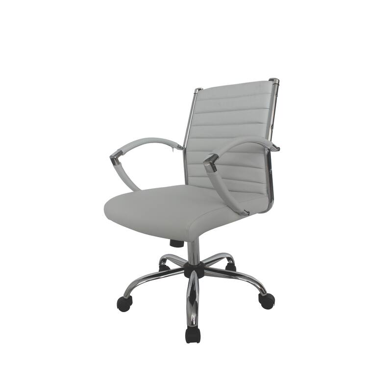 Corrigan Modern Tufted Deep Seat Faux Leather Office Chair by Furniture of America