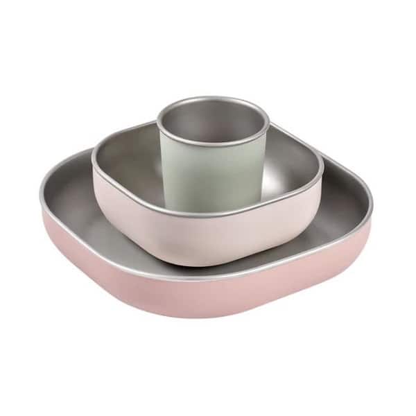 slide 2 of 6, BEABA Stainless Steel Meal Set