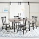 Thumbnail 32, SAFAVIEH Alyssa Mid-Century Industrial Rustic Dining Room Table - 59.1" W x 35.4" L x 29.5" H. Changes active main hero.