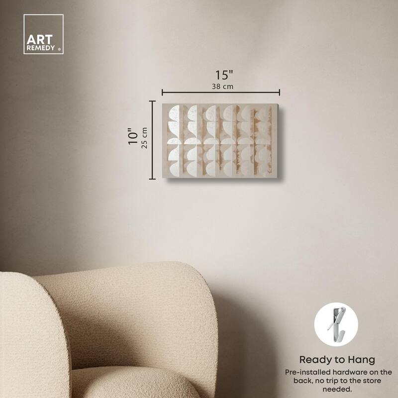 Columnar Shapes I Canvas by Art Remedy, Gallery Wrapped