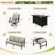 preview thumbnail 22 of 119, MAISON ARTS Outdoor Sofa Set 4/6-Piece Patio Conversation Set with 45'' Gas Fire Pit Table