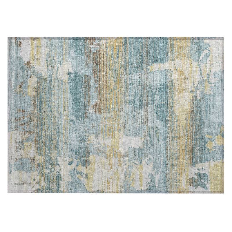 Machine Washable Indoor/ Outdoor Chic Veta Chantille Rug