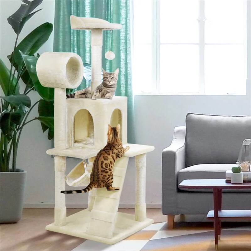 Cat tree with tunnel shop