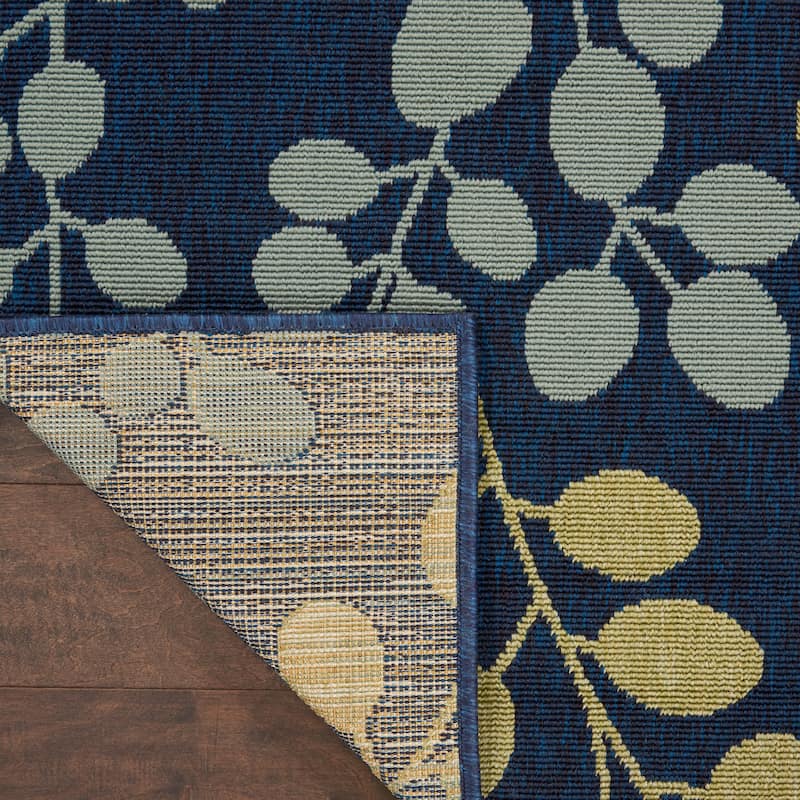 Nourison Caribbean Indoor/Outdoor Modern Floral Area Rug