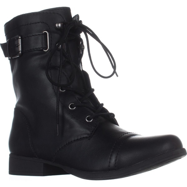 AR35 Fionn Combat Boots, Black