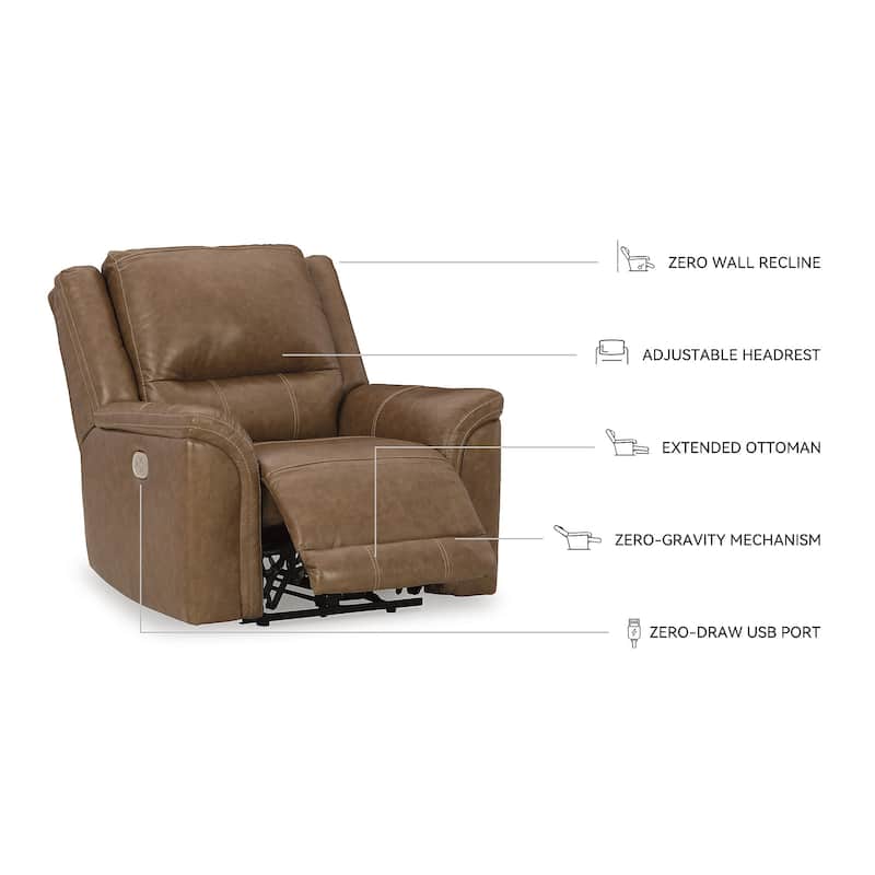Signature Design by Ashley Trasimeno Caramel Power Recliner