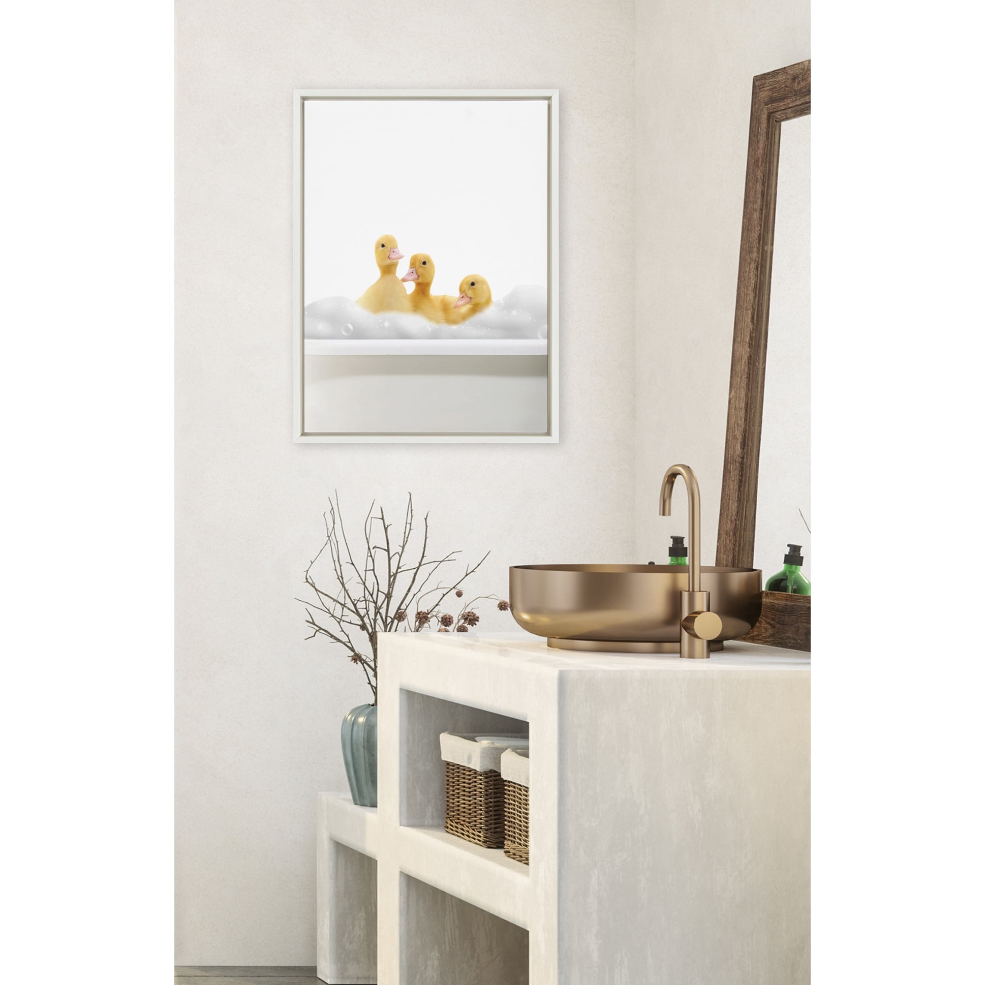 Kate and Laurel Sylvie Bubble Bath 3 Ducks by Creative Bunch Studio