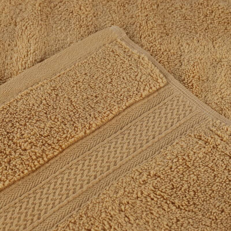 Superior Chevron Zero Twist Cotton Face Towel Washcloth Set of 12