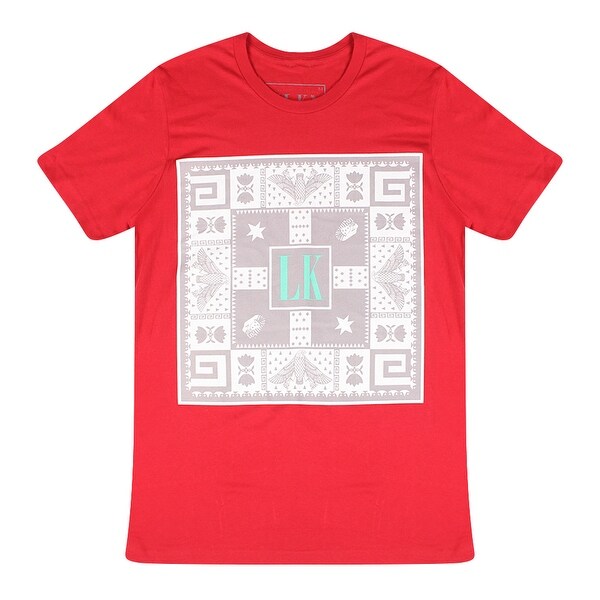 Shop Last Kings Lk Tribal Patterns Square Men S Red T Shirt