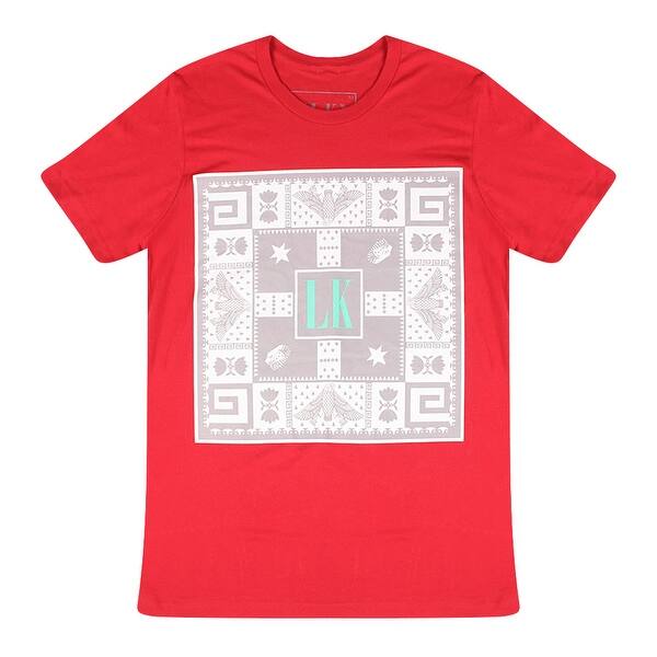 Shop Last Kings Lk Tribal Patterns Square Men S Red T Shirt