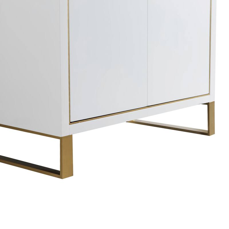 Fine Fixtures Opulence Collection Bathroom Vanity with White Ceramic Sink