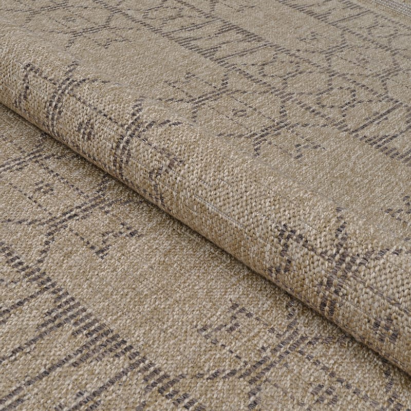 Dream Decor Rugs Triballe Briggs Brown Indoor Outdoor Area Rug