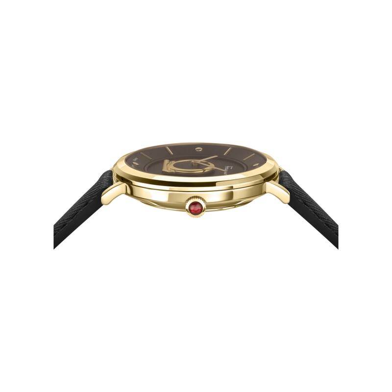 Ferragamo Minuetto Leather Watch