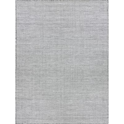 EXQUISITE RUGS Lenzi Indoor/Outdoor Flatweave PET yarn Black/Ivory Area Rug.