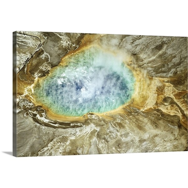"Geothermal pool" Canvas Wall Art