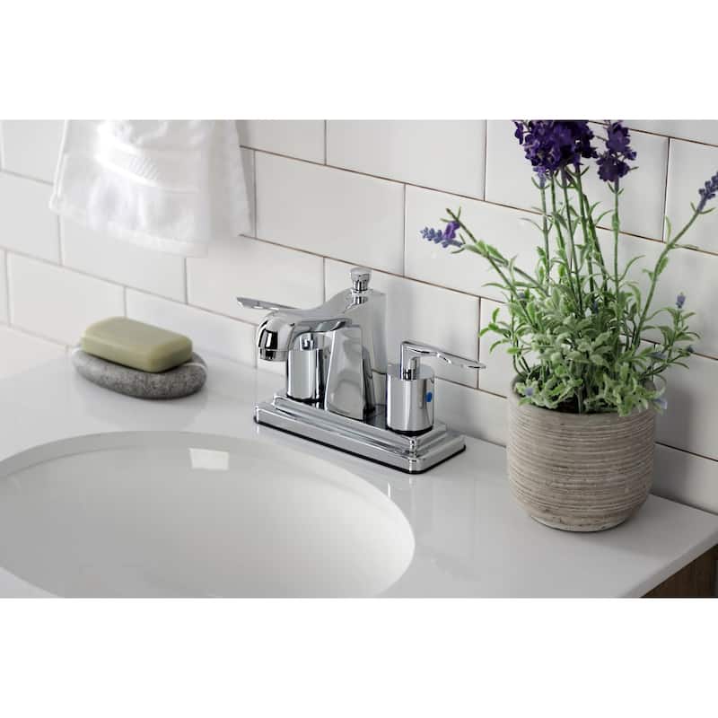 Kingston Brass Serena 1.2 GPM Centerset Bathroom Faucet with Pop-Up