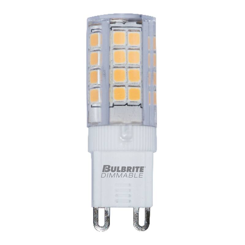 Bulbrite Pack of (2) Clear Mini Bi-Pin (G9) LED Bulb