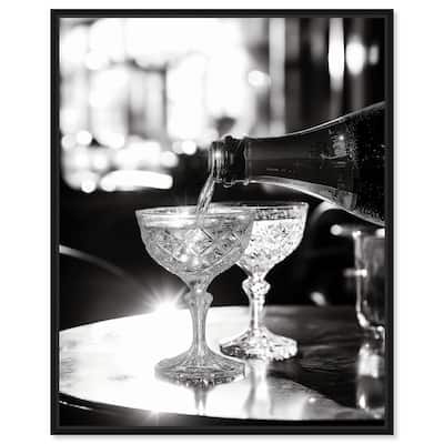 Sparkling in Monochrome I Canvas by Art Remedy